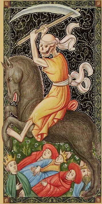 Golden Tarot of the Renaissance Review 1 Death from the Golden Tarot of the Renaissance card gallery