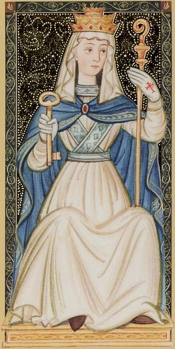Courtly Renaissance card 02 from the Golden Tarot of the Renaissance deck