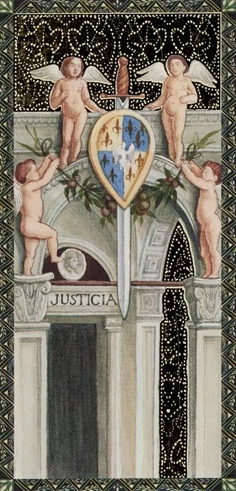 ES-C-01 from the Golden Tarot of the Renaissance deck