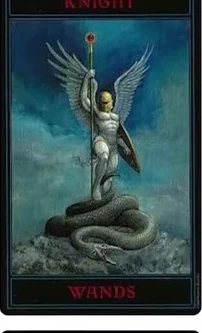 Gothic Tarot card 40 card from the Gothic Tarot deck