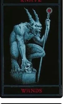 Gothic Tarot card 53 card from the Gothic Tarot deck