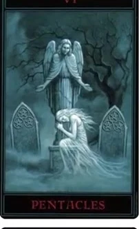 Gothic Tarot card 56 card from the Gothic Tarot deck
