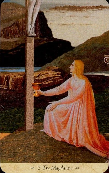 The Magdalene card from the Grail Tarot deck