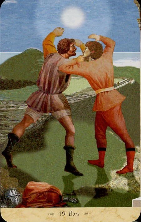 Bors card from the Grail Tarot deck