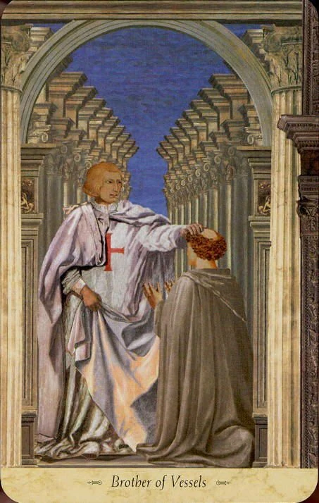 Brother of Vessels card from the Grail Tarot deck