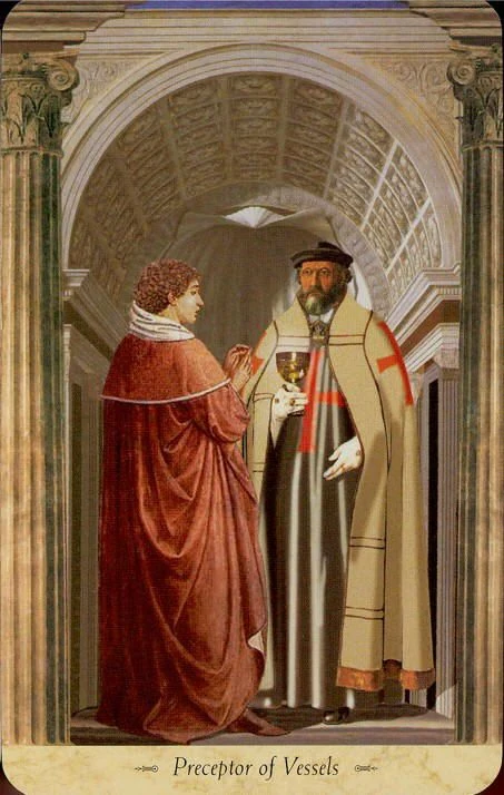 Preceptor of Vessels card from the Grail Tarot deck