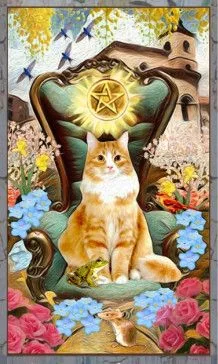 Grimalkin Tarot card 01 card from the Grimalkin Tarot deck