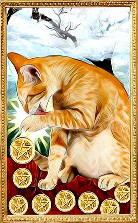 Grimalkin Tarot card 03 card from the Grimalkin Tarot deck