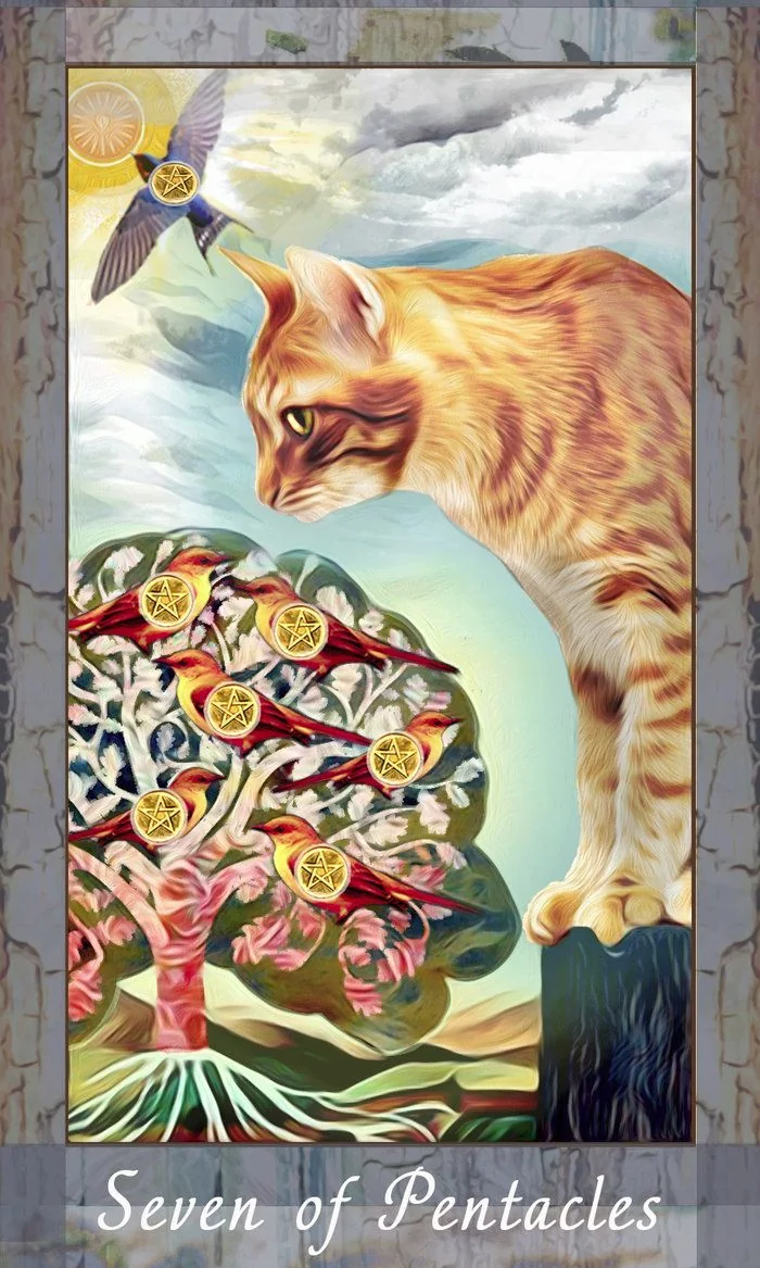 Grimalkin Tarot card 10 card from the Grimalkin Tarot deck