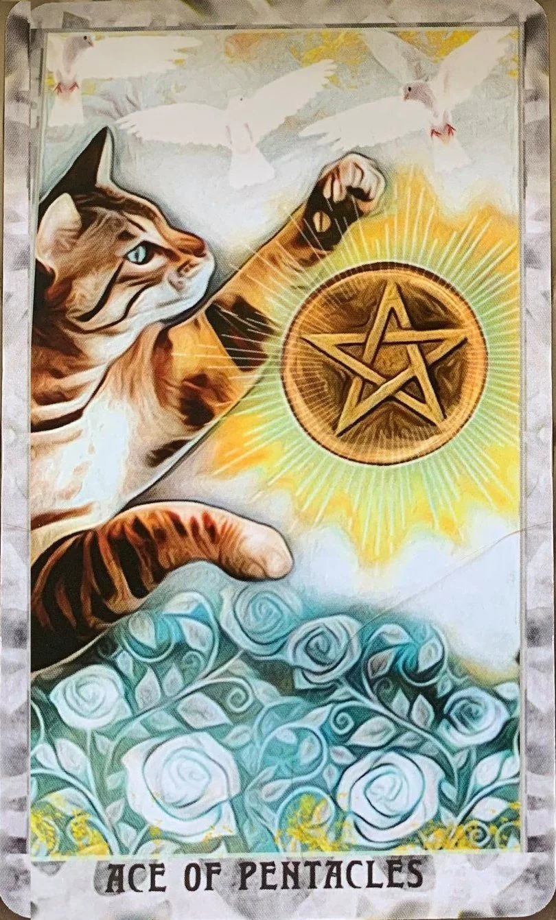 Grimalkin Tarot card 11 card from the Grimalkin Tarot deck