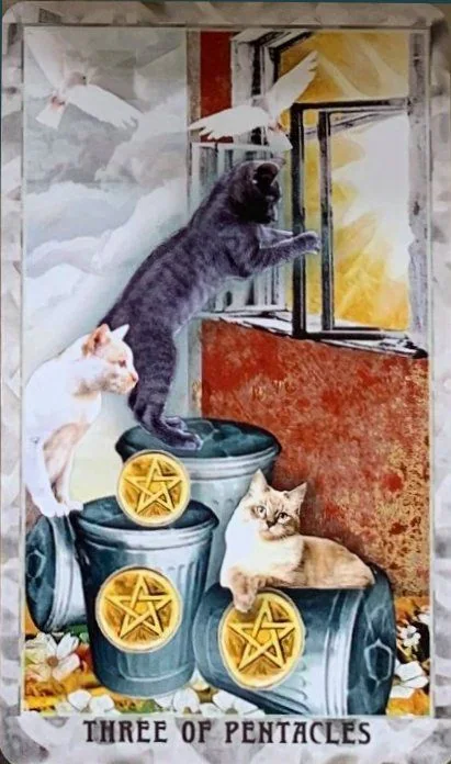Grimalkin Tarot card 13 card from the Grimalkin Tarot deck