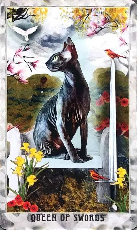Grimalkin Tarot card 16 card from the Grimalkin Tarot deck
