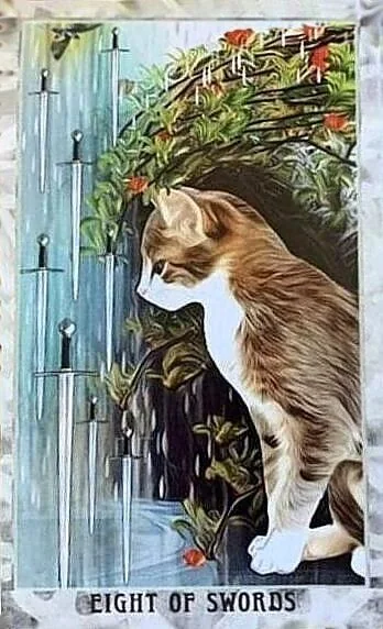 Grimalkin Tarot card 19 card from the Grimalkin Tarot deck