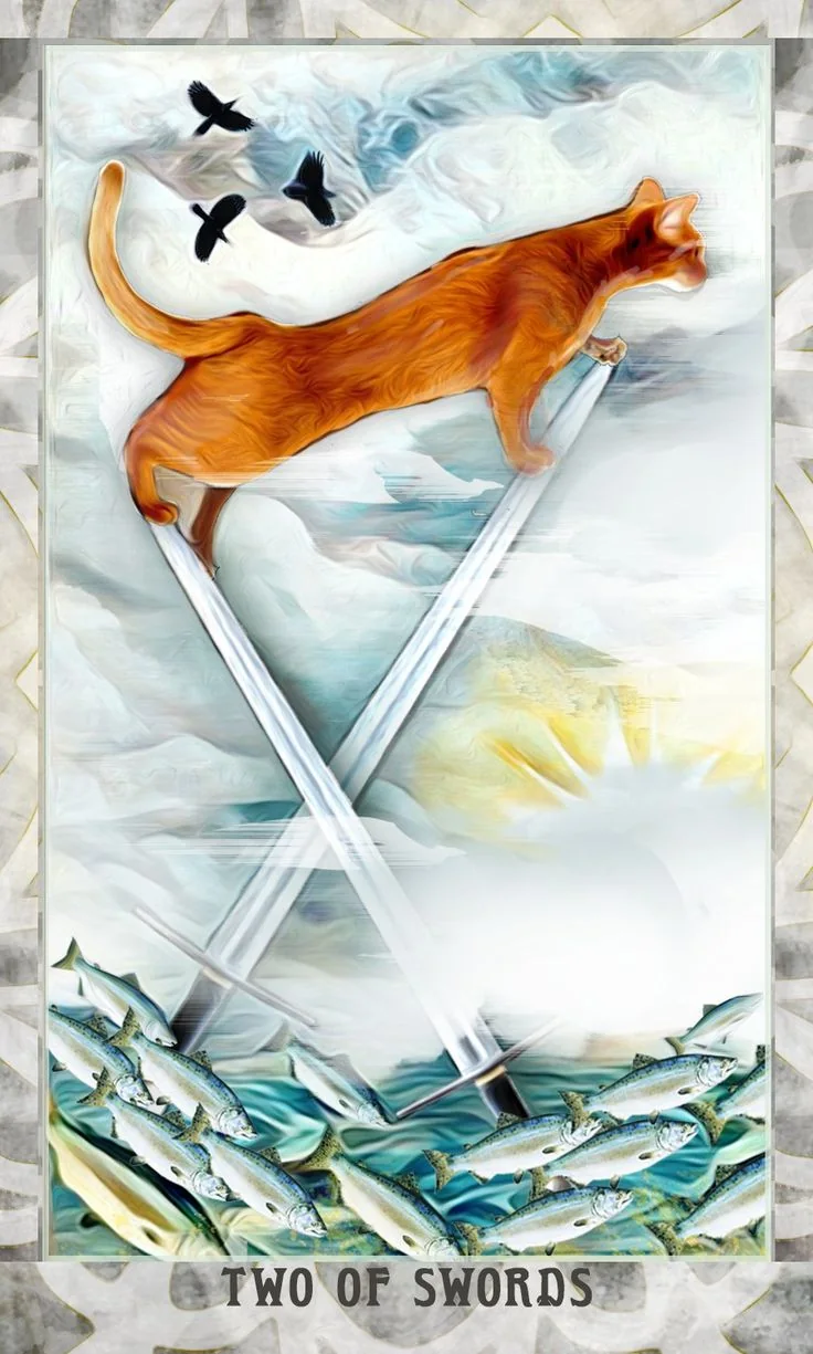 Grimalkin Tarot card 25 card from the Grimalkin Tarot deck