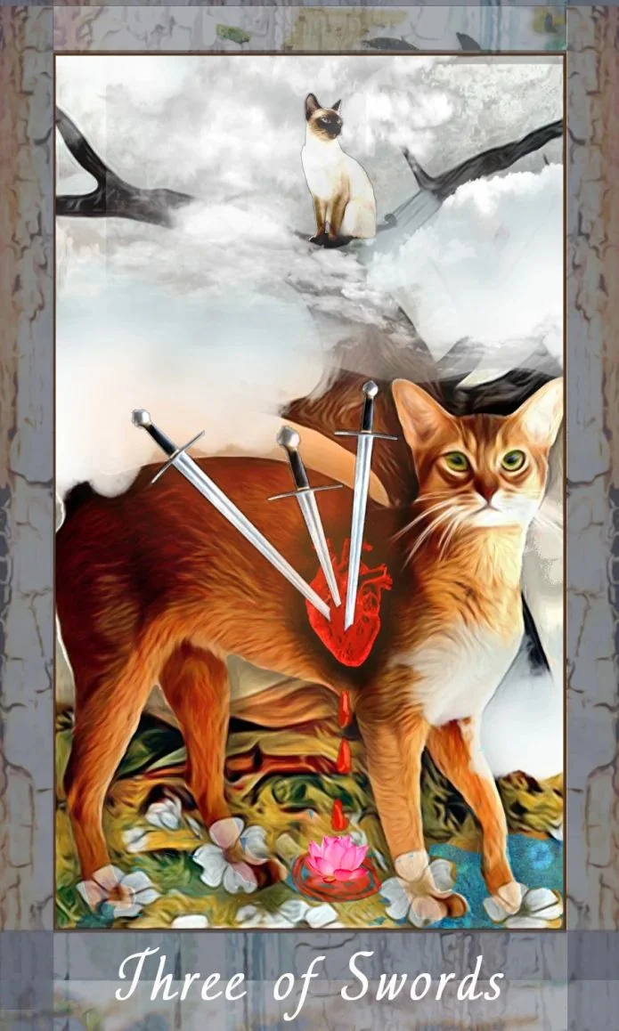 Grimalkin Tarot card 27 card from the Grimalkin Tarot deck