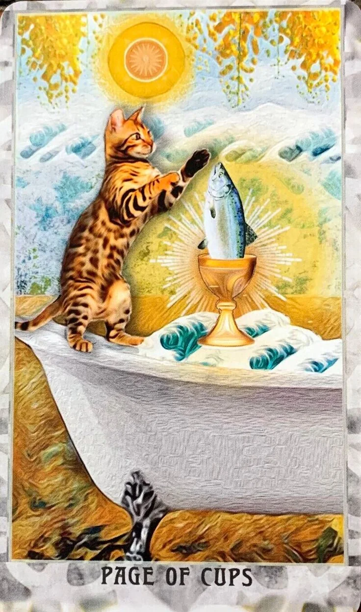 Grimalkin Tarot card 30 card from the Grimalkin Tarot deck