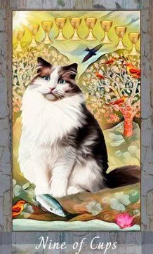Grimalkin Tarot card 35 card from the Grimalkin Tarot deck