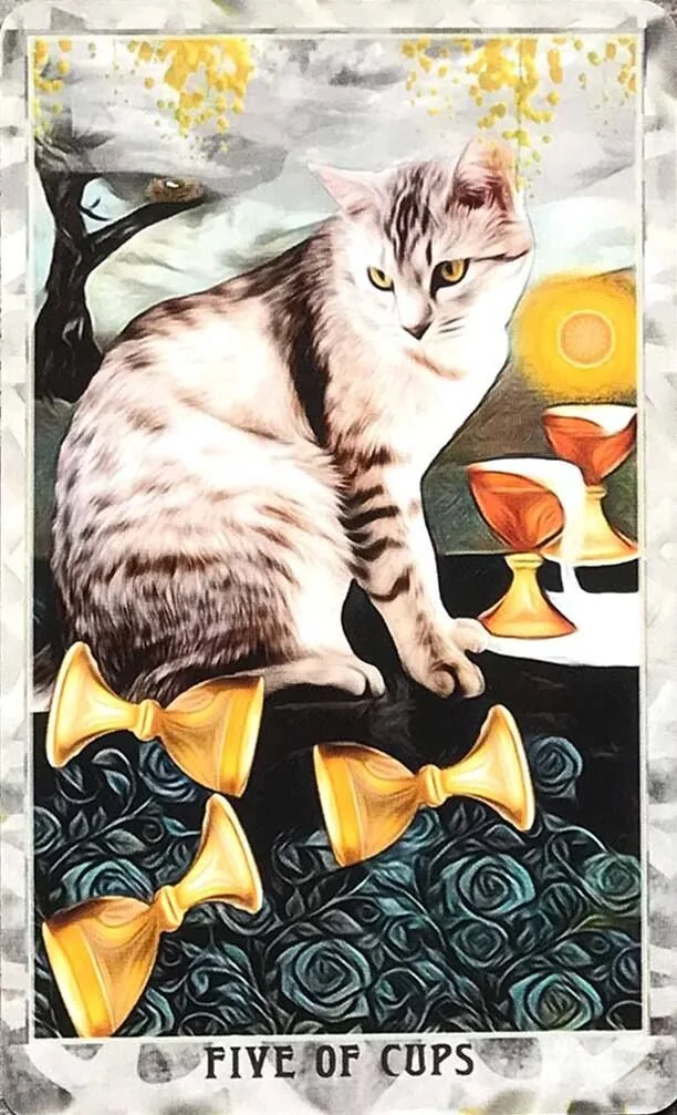 Grimalkin Tarot card 42 card from the Grimalkin Tarot deck