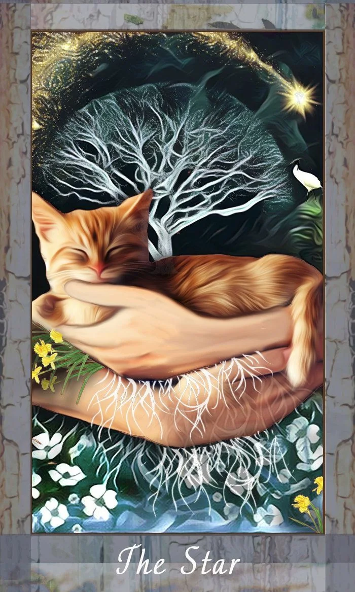 Grimalkin Tarot card 61 card from the Grimalkin Tarot deck