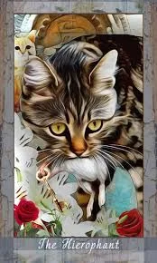 Grimalkin Tarot card 73 card from the Grimalkin Tarot deck