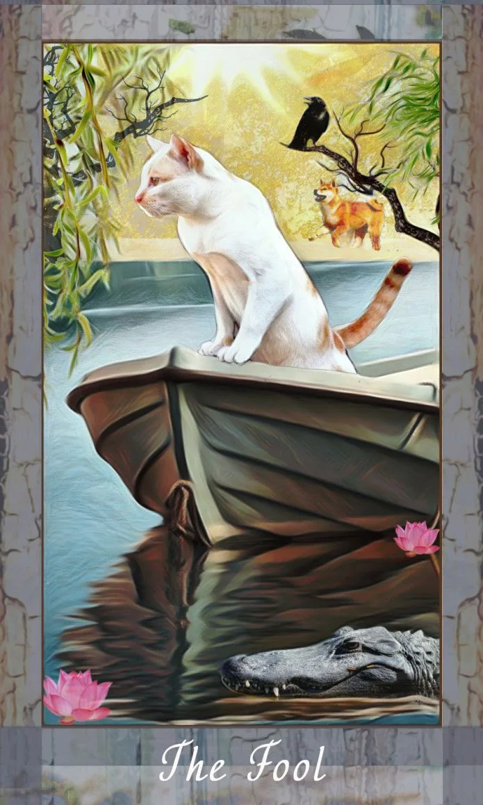 Grimalkin Tarot card 78 card from the Grimalkin Tarot deck
