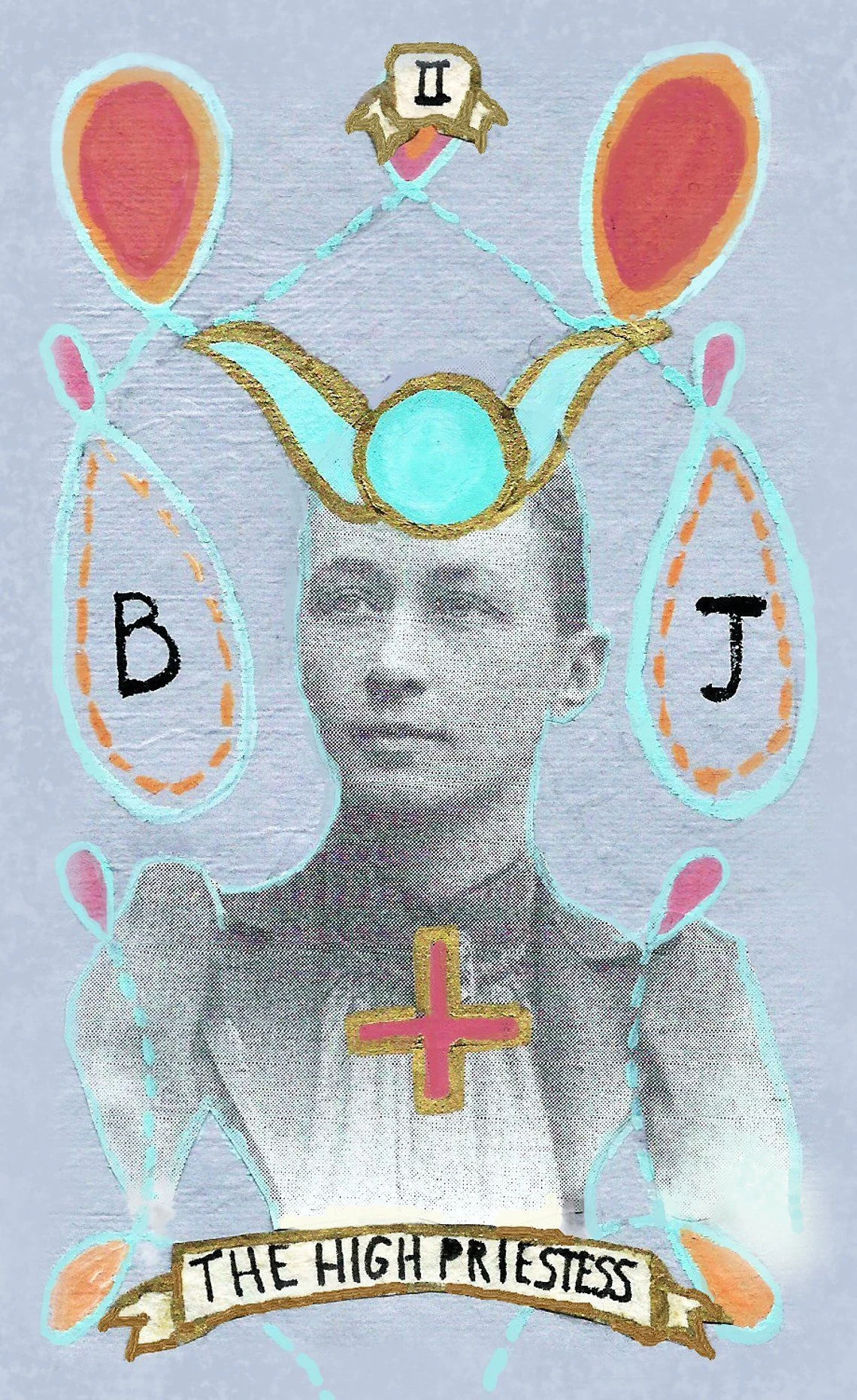 Guided Hand Tarot recovered card 04 card from the Guided Hand Tarot deck
