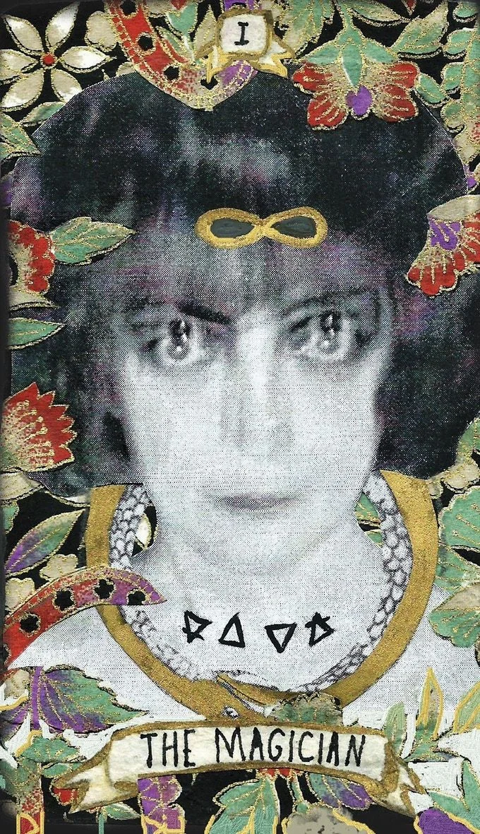 Guided Hand Tarot recovered card 08 card from the Guided Hand Tarot deck