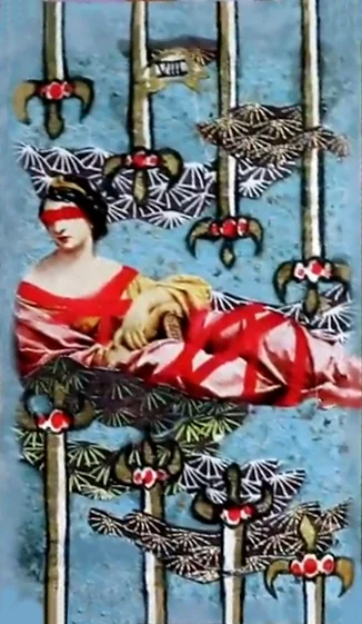Guided Hand Tarot recovered card 48 card from the Guided Hand Tarot deck