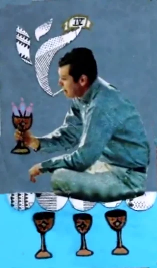 Guided Hand Tarot recovered card 54 card from the Guided Hand Tarot deck
