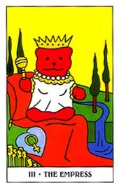 III - The Empress card from the Gummy Bear Tarot deck