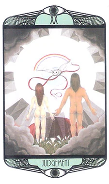 Judgement card from the Hardy Tarot deck gallery