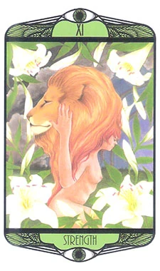 Justice card from the Hardy Tarot deck gallery