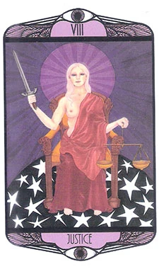 Strength card from the Hardy Tarot deck gallery