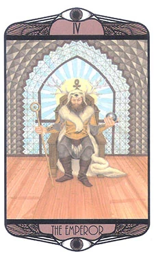 The Emperor card from the Hardy Tarot deck gallery