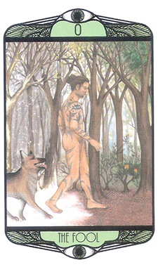 The Fool card from the Hardy Tarot deck gallery