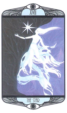The Star card from the Hardy Tarot deck gallery