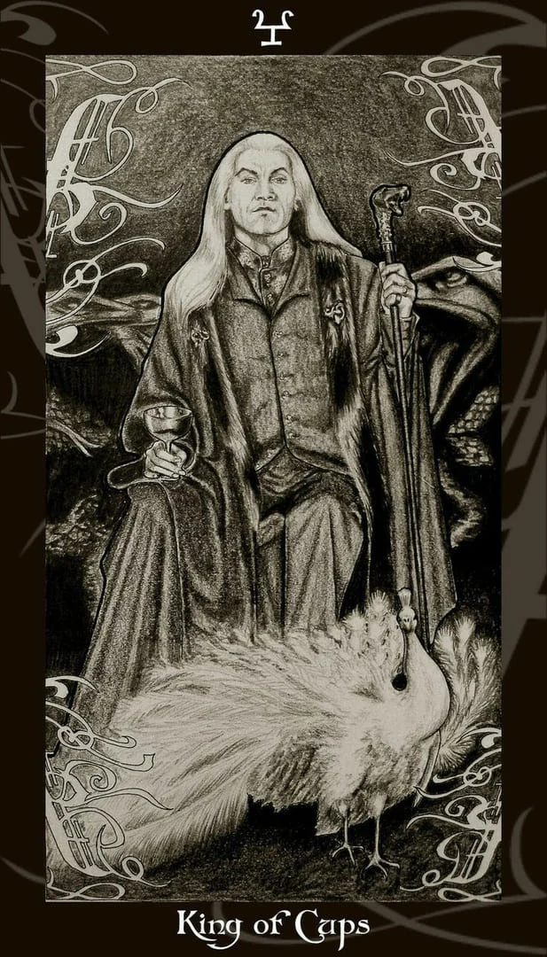 King of Cups card from the Harry Potter Tarot deck gallery