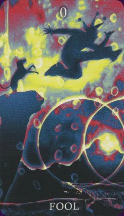 The Fool card from the Healing Light Tarot deck