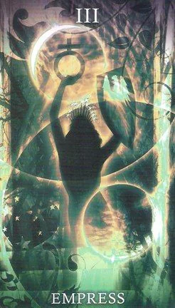 The Empress card from the Healing Light Tarot deck