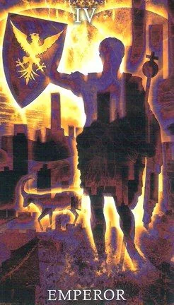 The Emperor card from the Healing Light Tarot deck