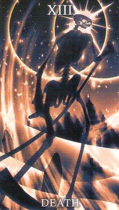 Death card from the Healing Light Tarot deck