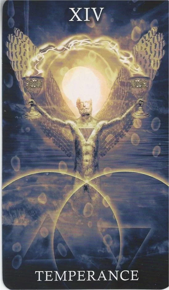 Temperance card from the Healing Light Tarot deck