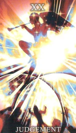Judgement card from the Healing Light Tarot deck