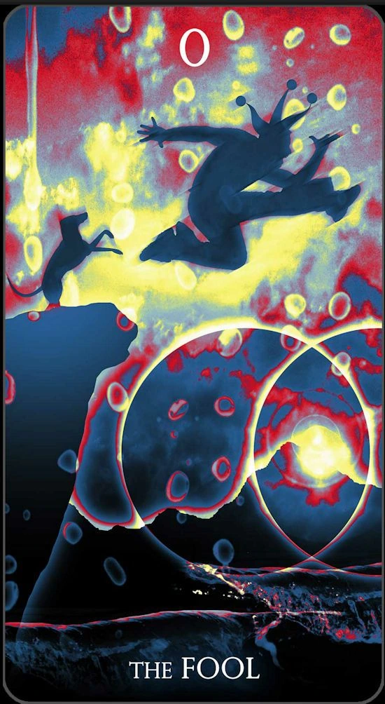 The Fool card from the Healing Light Tarot deck gallery