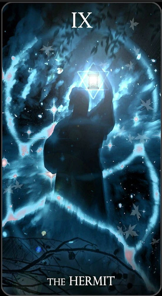 The Hermit - Healing Light Tarot - Tarot Deck by Christopher Butler