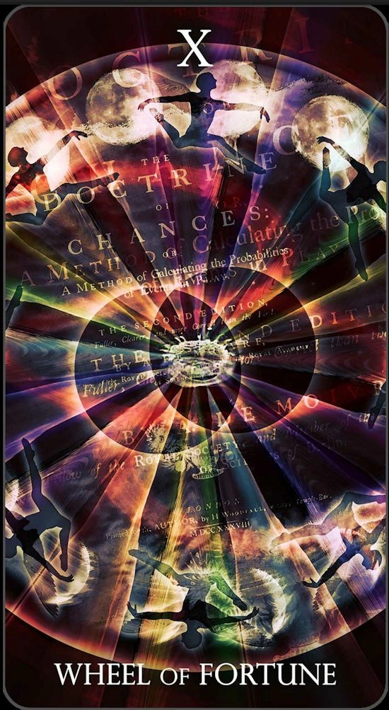 Wheel of Fortune - Healing Light Tarot - Tarot Deck by Christopher Butler