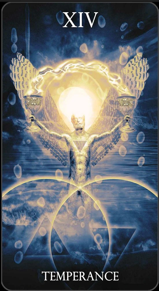 Temperance card from the Healing Light Tarot deck gallery