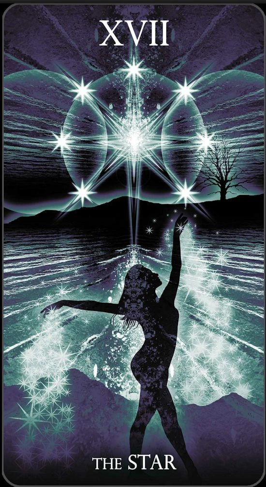 The Star card from the Healing Light Tarot deck gallery