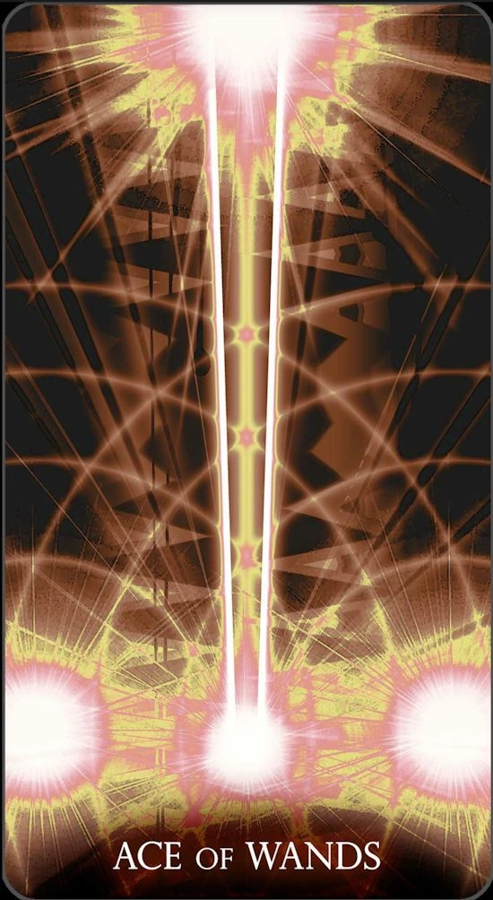 Ace of Wands - Healing Light Tarot - Tarot Deck by Christopher Butler
