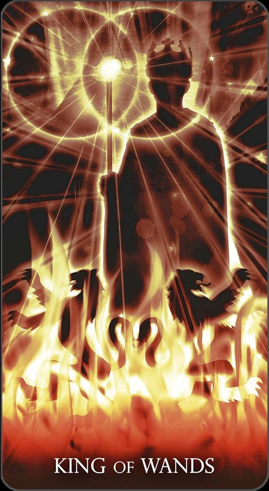 King of Wands - Healing Light Tarot - Tarot Deck by Christopher Butler